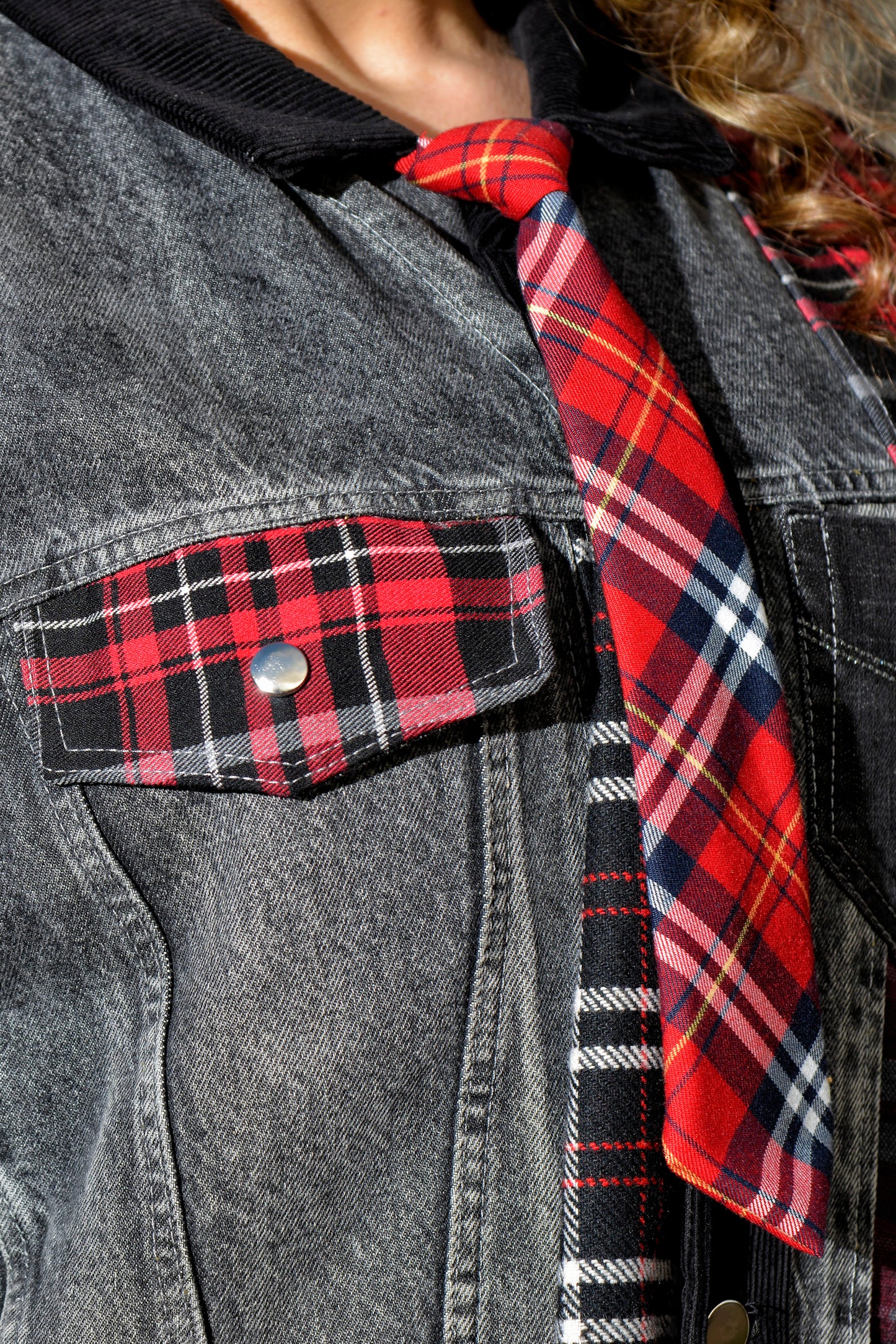 Giubbotto Unisex Eco-Chic in Patchwork