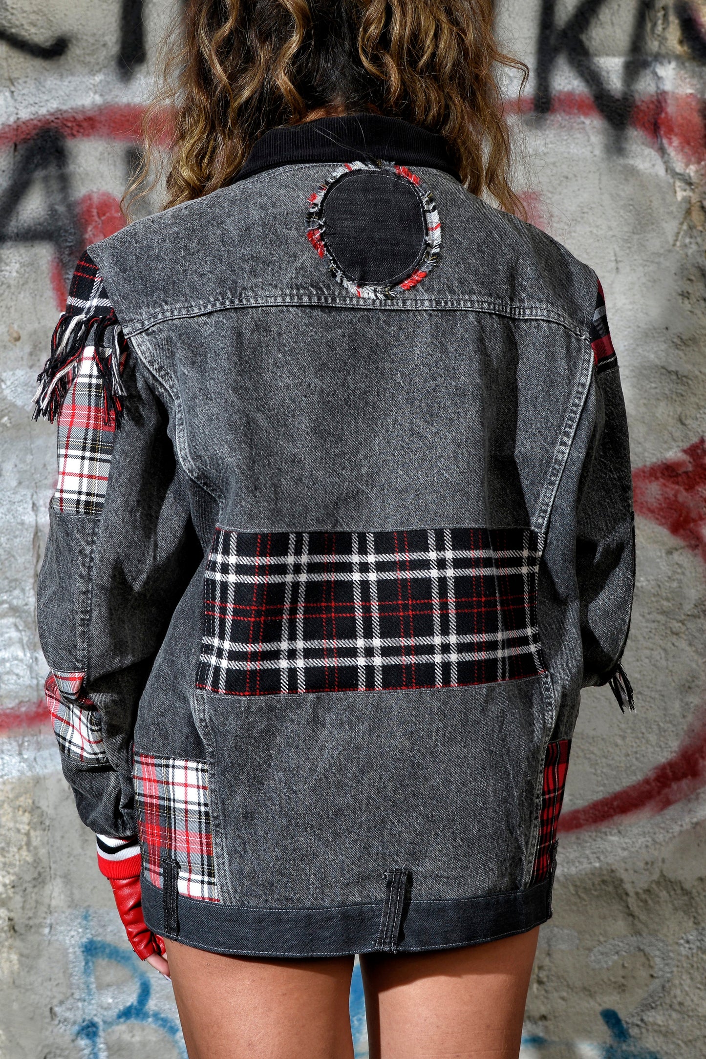 Giubbotto Unisex Eco-Chic in Patchwork