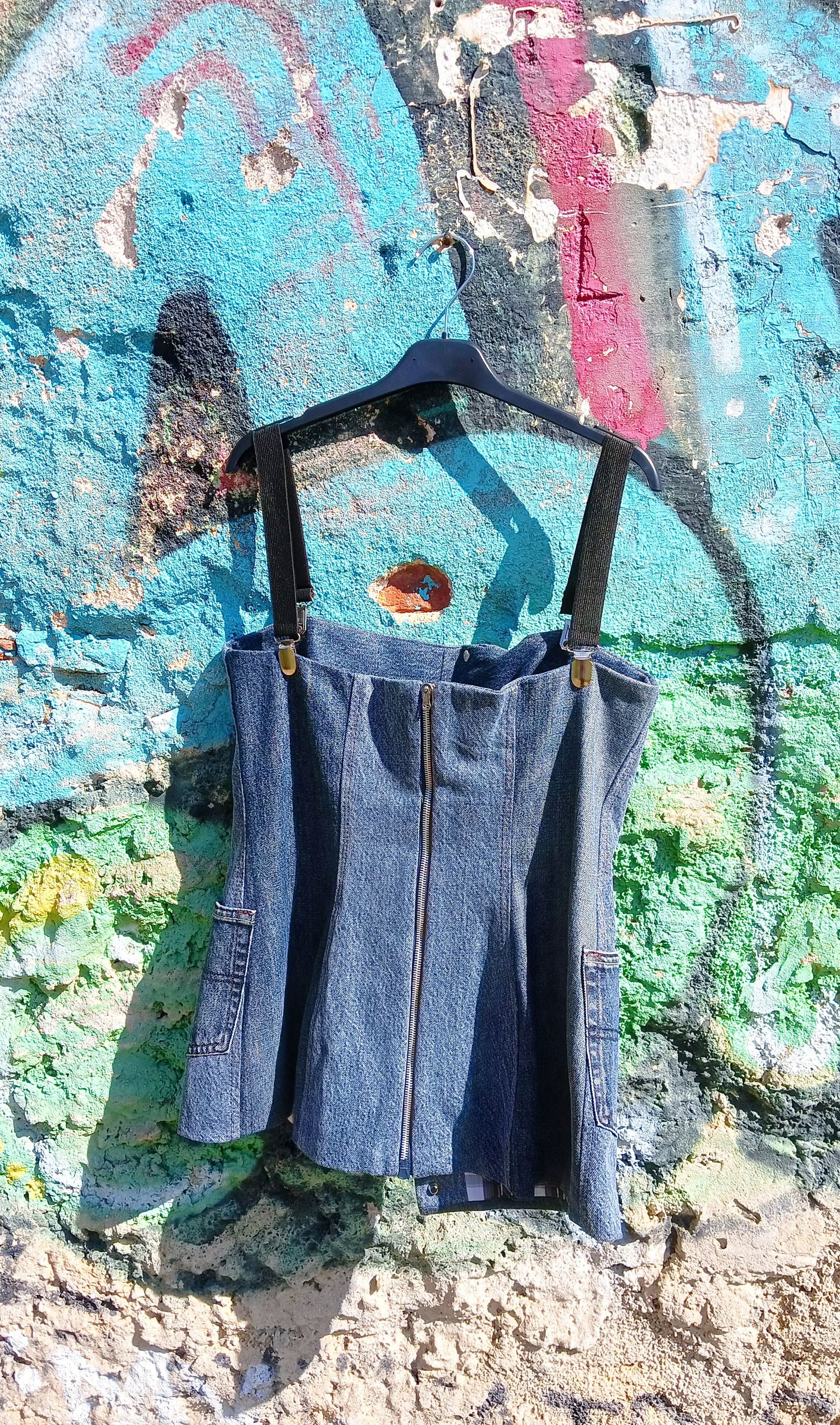 Corsage in Denim