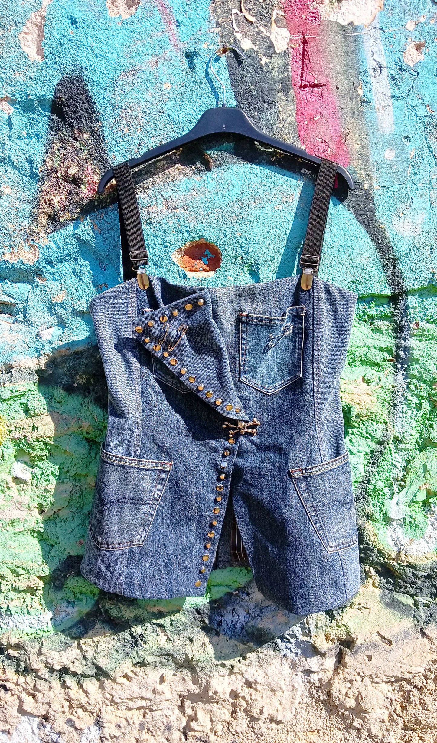 Corsage in Denim
