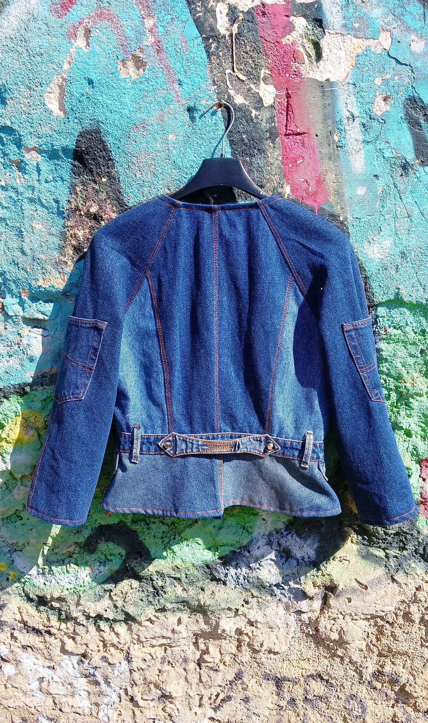 Giacca Denim con Zip