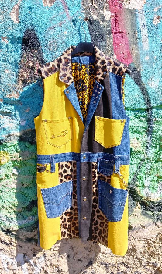 Vestito a Gilet Patch