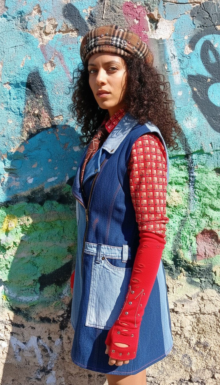 Vestito a biker