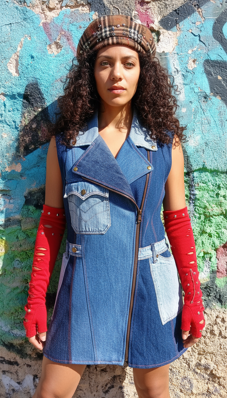 Vestito a biker
