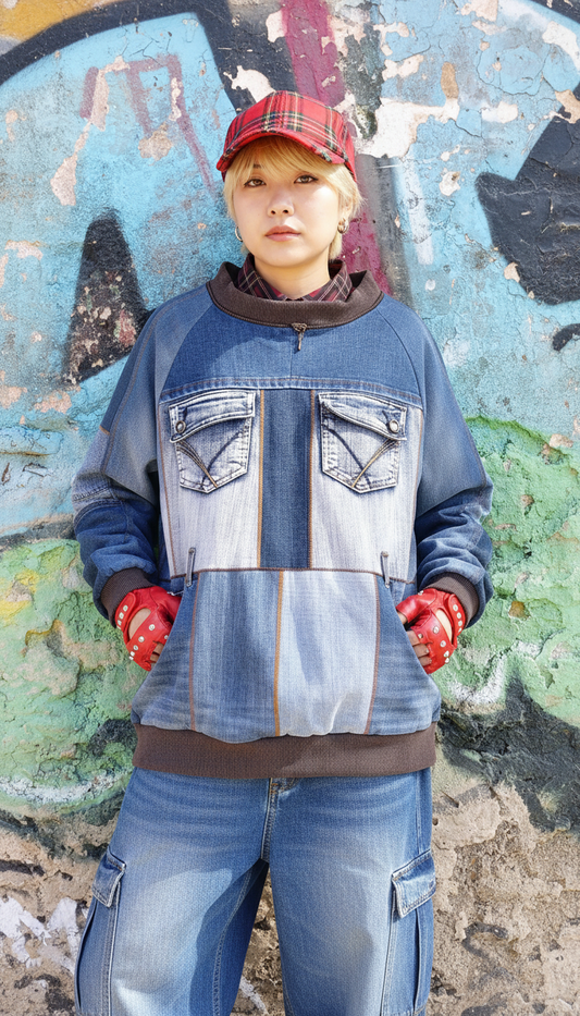 Felpa cappuccio staccabile unisex