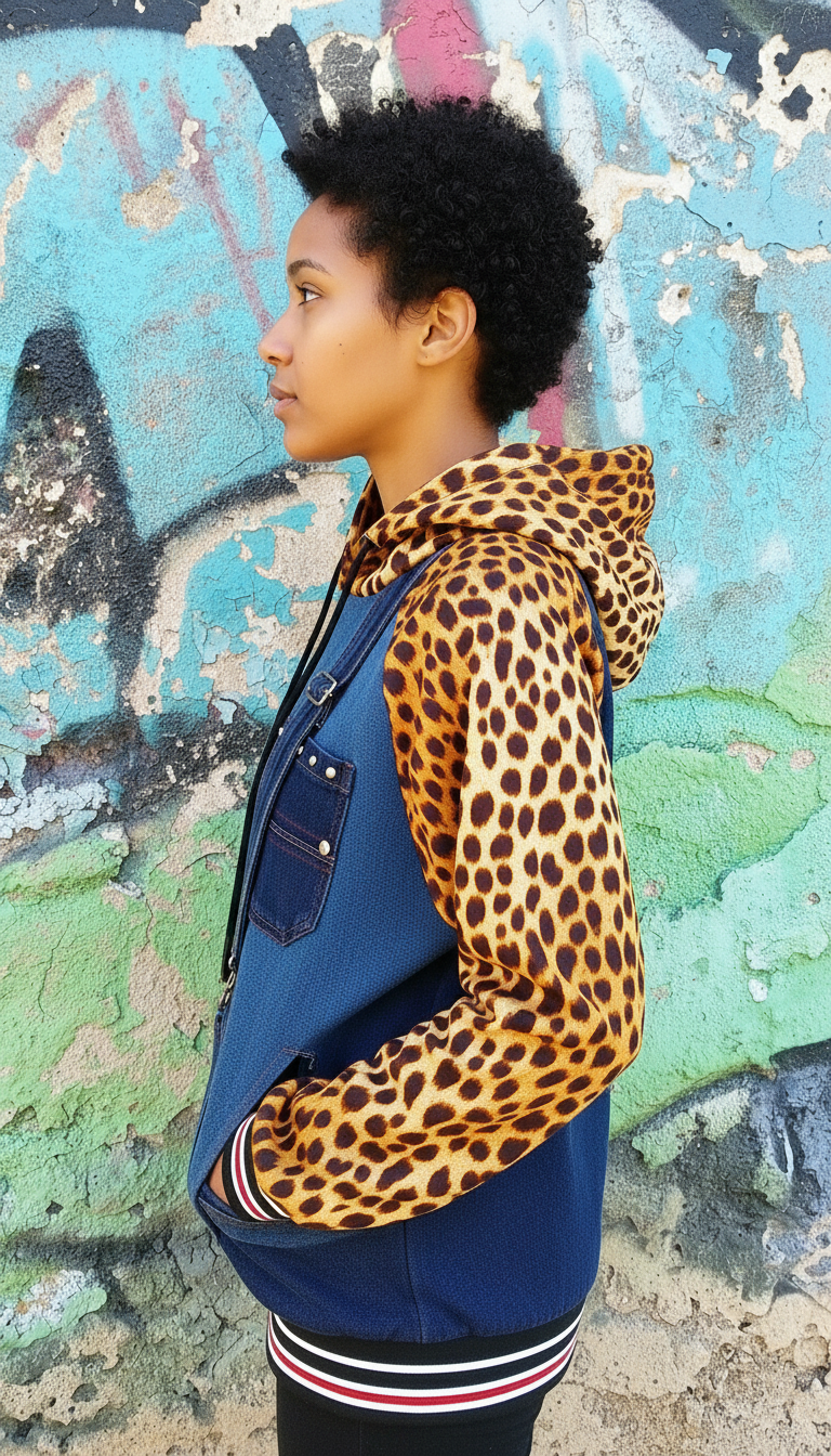 Felpa Unisex a Salopette Animalier