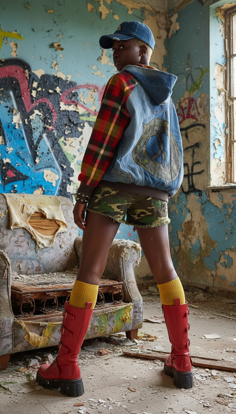 Felpa Unisex in Denim Riciclato da Salopette