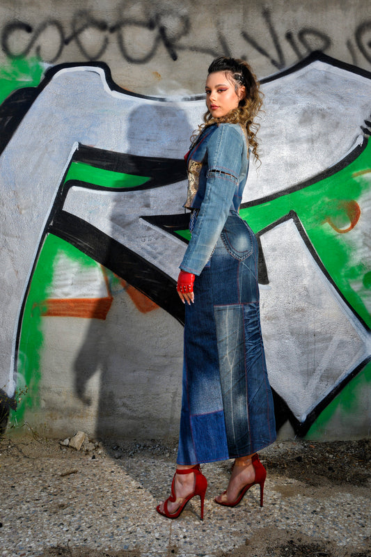 Gonna Midi Denim
