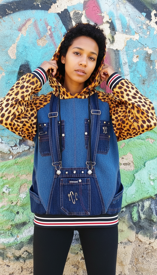 Felpa Unisex a Salopette Animalier