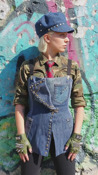 Corsage in Denim