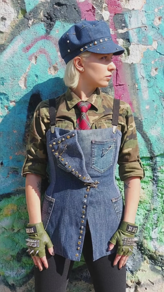 Corsage in Denim