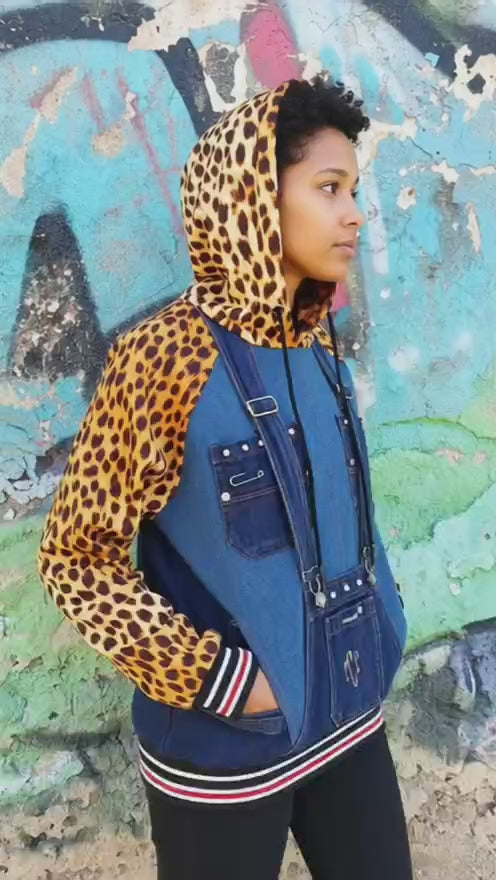 Felpa Unisex a Salopette Animalier